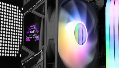 风冷也带彩屏，利民推出 AS120 Vision ARGB 单塔单风扇散热器