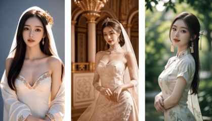 AI绘画美女比真人还逼真？！高级质感AI绘画真人美女壁纸神器！