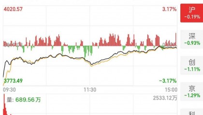 A股今日低开高走 20多年老股民谈心得：急跌可加仓