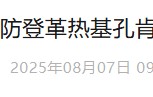 武汉疾控：基孔肯雅热、登革热输入武汉，传播风险高，有症状及时就医