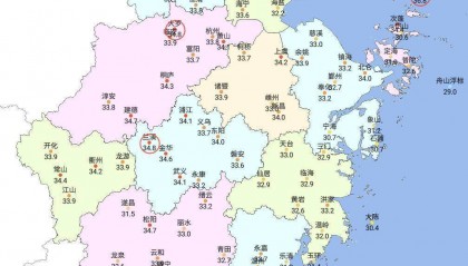 8月以来，这些地方高温全勤！12号台风即将生成，浙江的高温会缓解吗？
