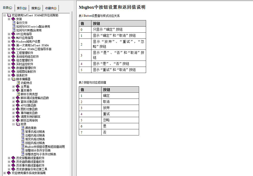高手进阶 | 中控InPlant SCADA VBS脚本实用函数分享（MsgBox函数弹窗）