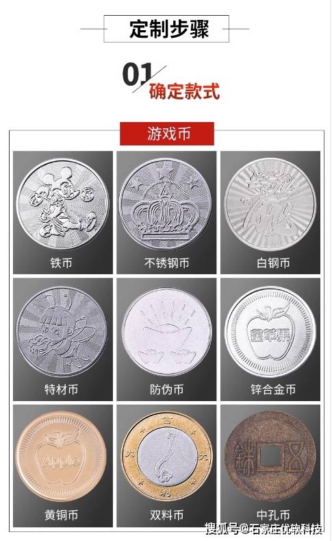 游戏币防伪币不锈钢币学习币积分币，电玩游戏城娃娃机内用