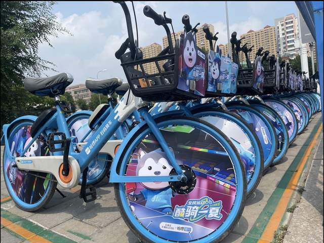 奥运赛事带火全民健身 石家庄定制运动单车与市民“趣”骑行